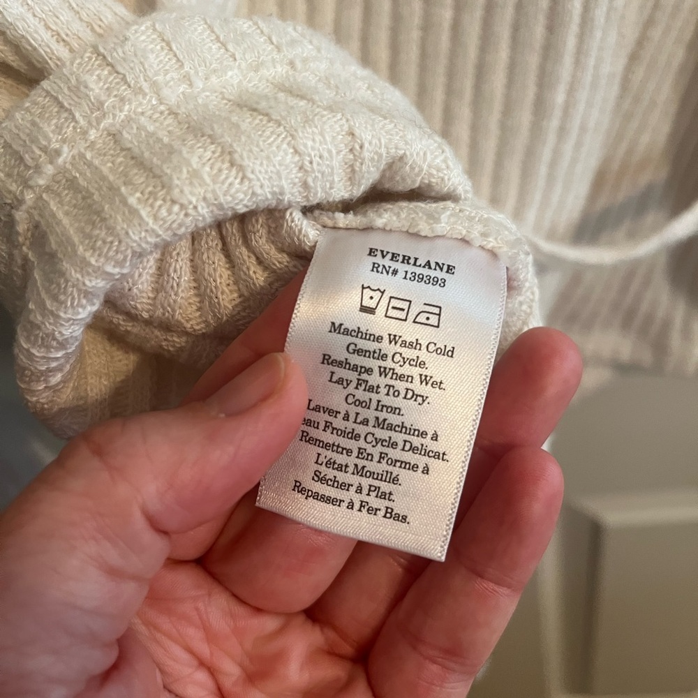Everlane The Cozy Rib Wrap Top - Picture 7 of 10